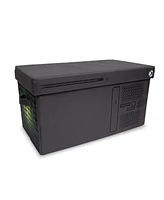 Xbox Series X Logo Collapsible Storage Bin Chest with Lid | Fabric Basket Container with Handles, Cubby Cube Closet Organizer | Video Game Gifts And C