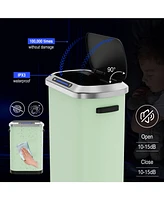 50L Smart automatic Trash Cans - Full Intelligent Sensor -Mint Green