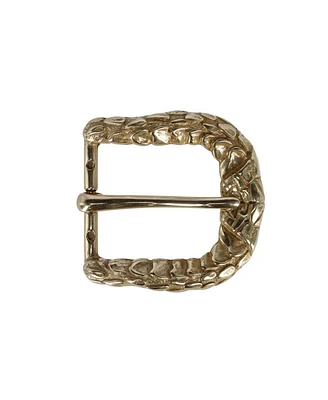 Trafalgar Men's 35mm Opulent Scaled Italian Solid Brass Harness Belt Buckle