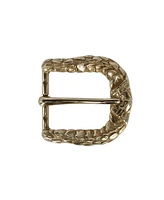 Trafalgar Men's 35mm Opulent Scaled Italian Solid Brass Harness Belt Buckle