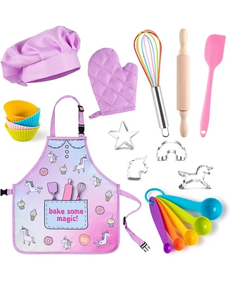 Bintiva Unicorn Baking Dress Up Toy Set