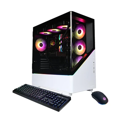 Gamer Supreme Liquid Cool Gaming Desktop Amd Ryzen 7 9800X3D 32GB Ram Amd Radeon Rx 9070 Xt 2TB Ssd Storage
