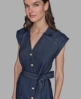 Karl Lagerfeld Paris Women's Denim Millennium Shirtdress