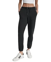 Dkny Sport Women's Cotton-Blend Tie-Waist Joggers
