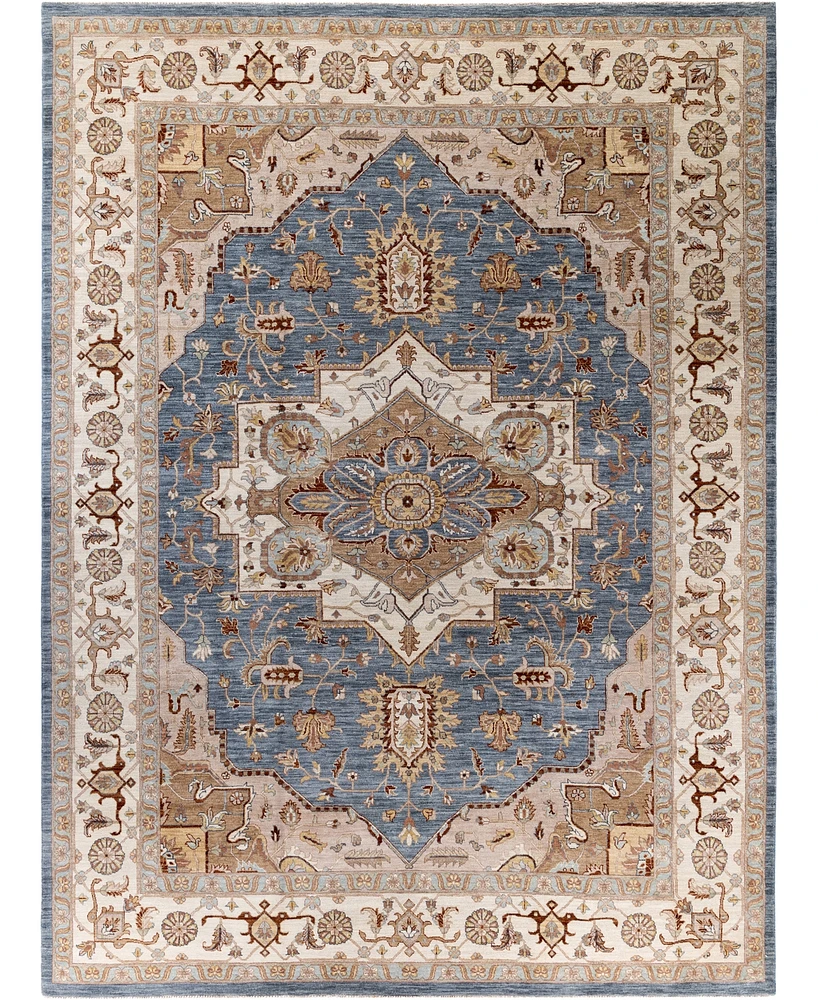 Adorn Hand Woven Rugs Indo Oushak M6147 9'1"x12'3" Area Rug
