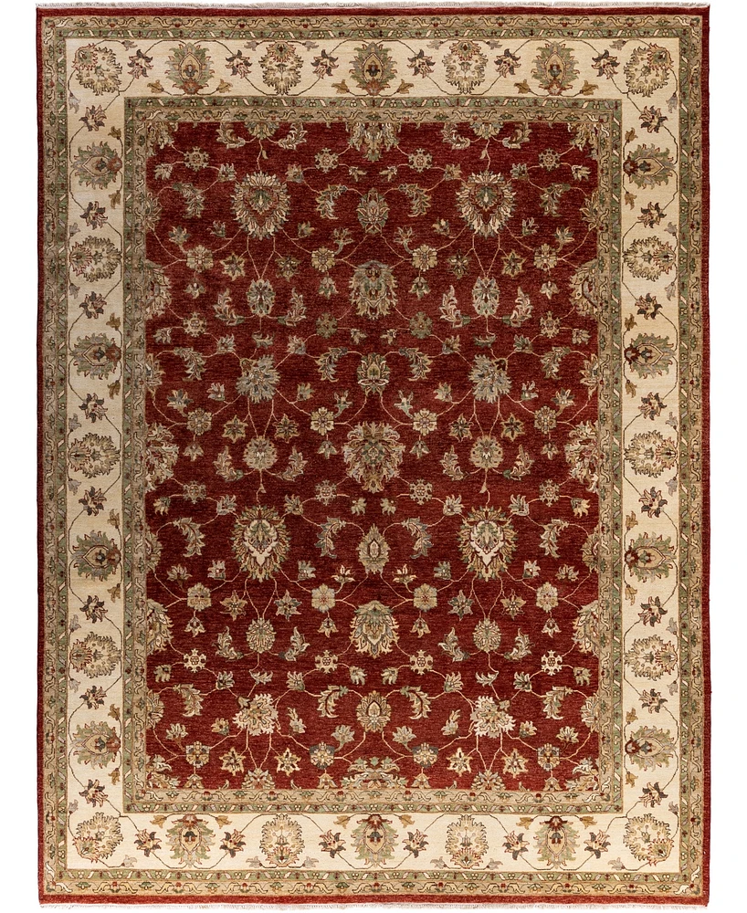 Adorn Hand Woven Rugs Indo Oushak M5908 9'1"x12'2" Area Rug