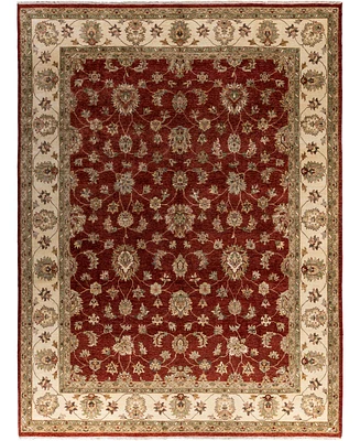 Adorn Hand Woven Rugs Indo Oushak M5908 9'1"x12'2" Area Rug