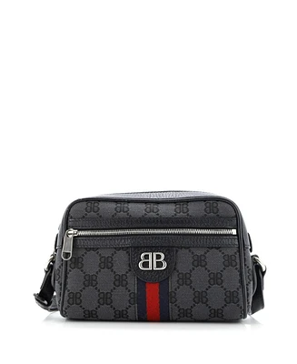 Pre-Owned Balenciaga Mini x Gucci The Hacker Project Camera Bag Bb Canvas