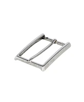 Trafalgar Men's 35mm Italian Simply Classic Rectangular Solid Brass Harness Belt Buckle