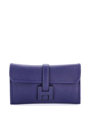 Pre-Owned Hermes Jige Duo Clutch Swift