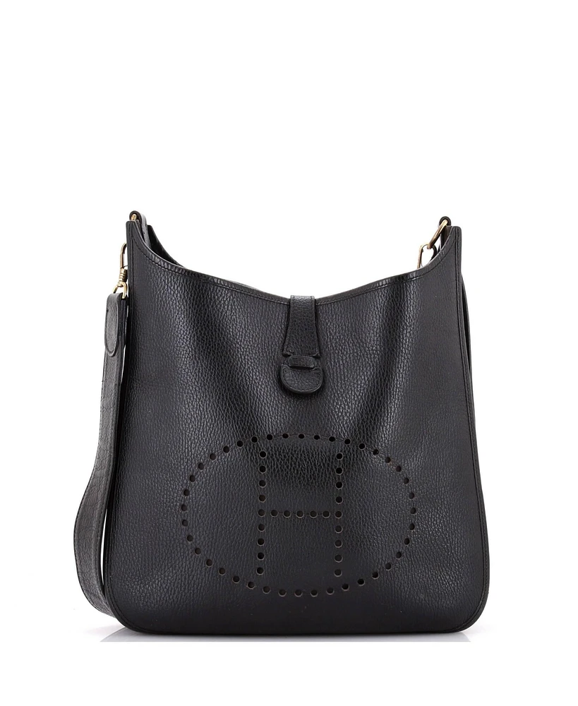 Pre-Owned Hermes Gm Evelyne Bag Gen I Ardennes