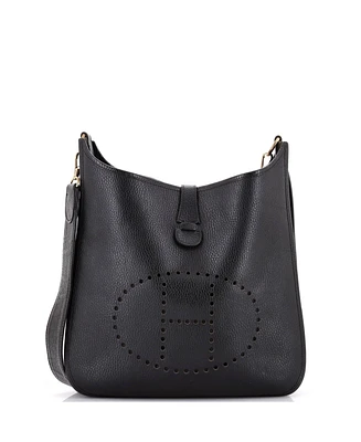 Pre-Owned Hermes Gm Evelyne Bag Gen I Ardennes