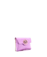 Pre-Owned Versace Mini La Medusa Chain Clutch Satin with Crystals