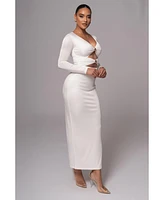 Jluxlabel Women's Soiree Cutout Maxi Dress