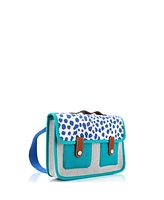 Pre-Owned Hermes School Bag Printed Toile