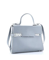 Pre-Owned Delvaux Gm Tempete Top Handle Bag Leather