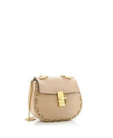 Pre-Owned Chloe Small Drew Crossbody Bag Chain Embellished Leather
