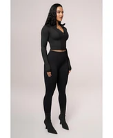 Jluxlabel Women's Momentum Ribbed Top
