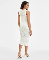 Bar Iii Women's Sleeveless Knit Midi Dress, Exclusively at Macy's