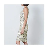Etcetera Women's Floral Embroidered Dress Olympia