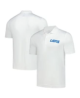 Fanatics Men's White Detroit Lions Polo Shirt