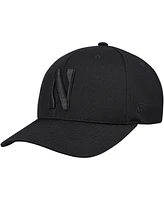 Top of the World Men's Black Northwestern Wildcats Reflex Hybrid Tech Flex Hat