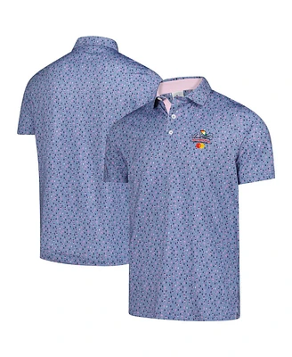 Puma Men's Blue Arnold Palmer Invitational Tea Time Mattr Polo Shirt