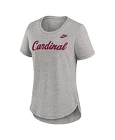 Nike Women's Heather Gray Stanford Cardinal Legacy Tri-Blend T-Shirt