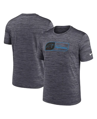 Nike Men's Black Carolina Panthers Velocity Jock Tag Performance T-Shirt