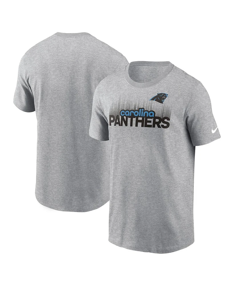 Nike Men's Heather Gray Carolina Panthers Local Essential T-Shirt