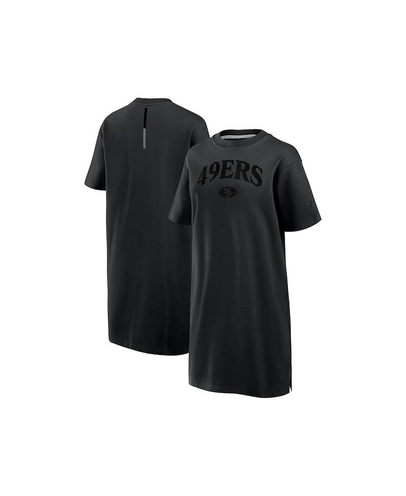Fanatics Women's Black San Francisco 49ers Elements Go Tri-Blend Dress