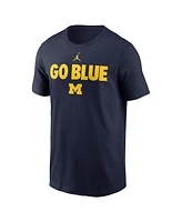 Jordan Men's Navy Michigan Wolverines Mantra T-Shirt