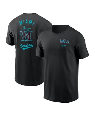 Nike Men's Black Miami Marlins 2025 City Connect T-Shirt