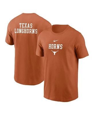 Nike Men's Texas Longhorns 2-Hit Stacked T-Shirt