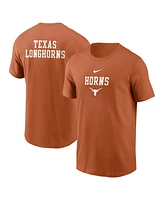 Nike Men's Texas Longhorns 2-Hit Stacked T-Shirt
