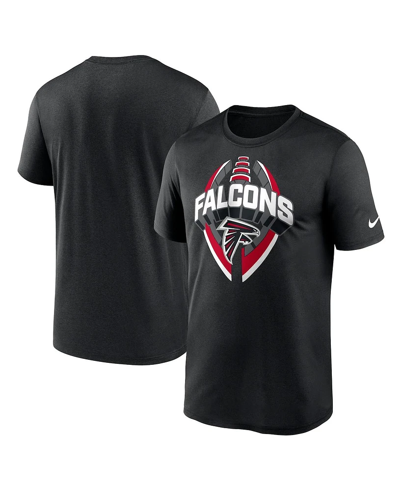 Nike Men's Black Atlanta Falcons Legend Icon Performance T-Shirt