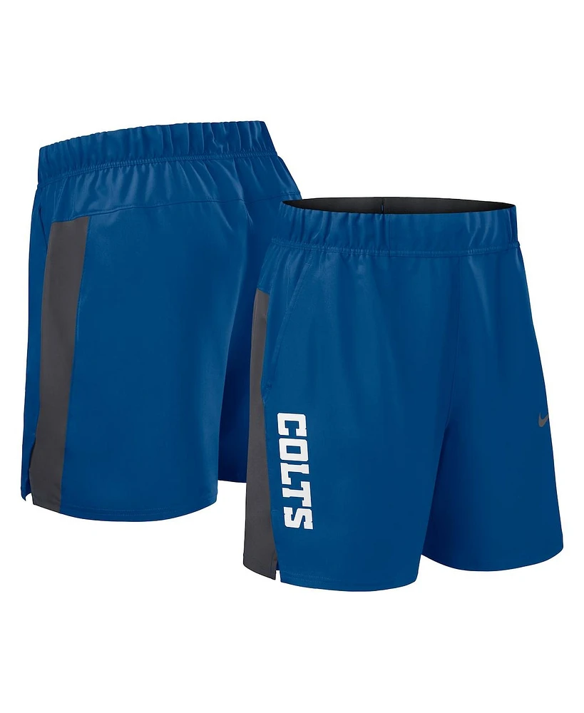 Nike Men's Royal Indianapolis Colts Woven Victory Performance Shorts