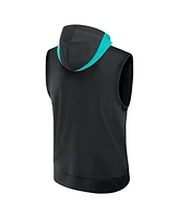 Nike Men's Black Miami Marlins 2025 City Connect Authentic Collection Sleeveless Performance Pullover Hoodie