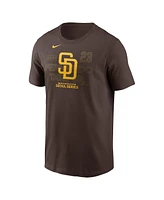 Nike Men's Fernando Tatis Jr. Brown San Diego Padres 2024 Mlb World Tour Seoul Series Player Name Number Event Stack T-Shirt