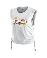 Wear by Erin Andrews Women's Heather Gray San Francisco Giants Cinched Tank Top