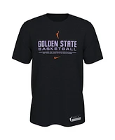 Nike Men's Black Golden State Valkyries On-Court Legend Essential Practice Performance T-Shirt