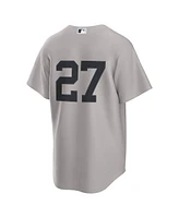 Nike Men's Giancarlo Stanton Gray New York Yankees Alternate Replica 2.0 Player Jersey