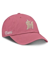 Nike Men's and Women's Pink Miami Marlins Club Adjustable Hat
