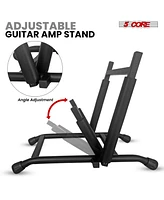 5 Core Amp Stand Heavy Duty Metal Build Adjustable Guitar amplifier Low Profile Folding Collapsible