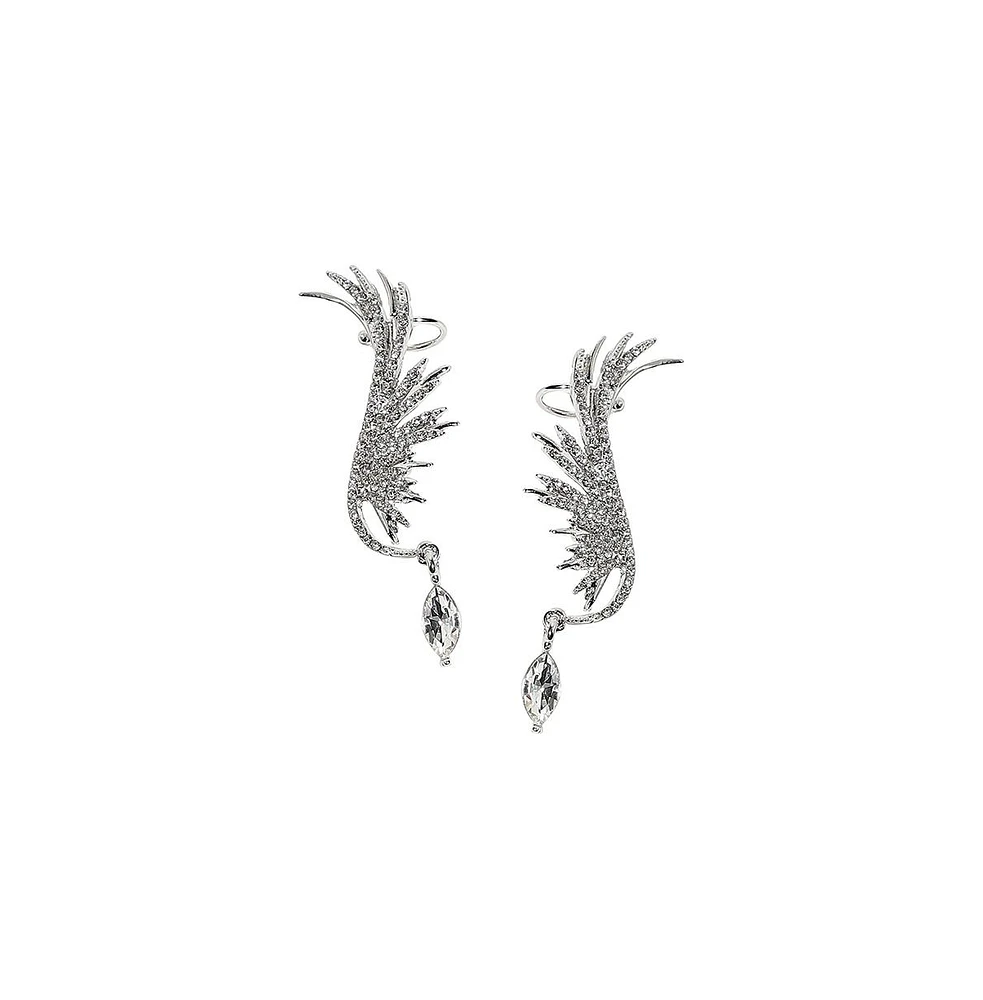 Sohi Wing Rhinestones Earcuff