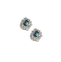 Sohi Emerald Mystic Mirage Stud Earrings