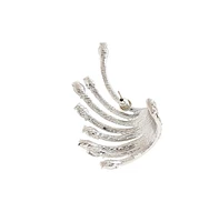 Sohi Silver-Plated Rhinestones Stud Earrings