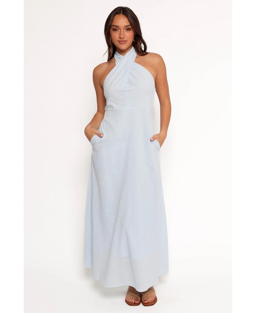 Petal and Pup Women's Betsy Halterneck Maxi Dress