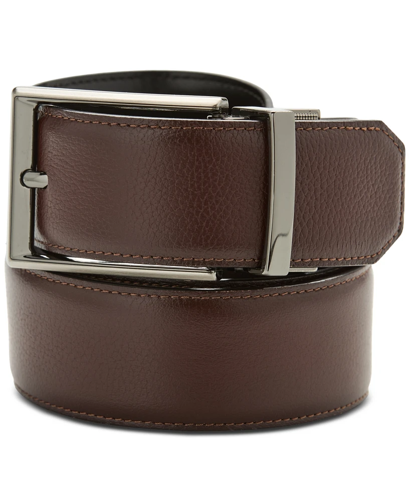 Perry Ellis Portfolio Men's Double-Stitch Belt