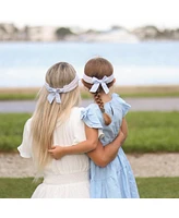 Bits & Bows Girls Girls Golf Bow Visor in White